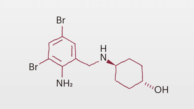 Ambroxol ist ein Metabolit von Bromhexin. (x)