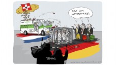 
Karikatur „Apotheker 2018 – Politische 'Honorierung' eines Berufsstandes“ (Foto: Freie Apothekerschaft e.V.)