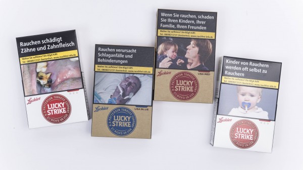 Ekelbilder auf Zigaretten wirken vor allem auf Nichtraucher