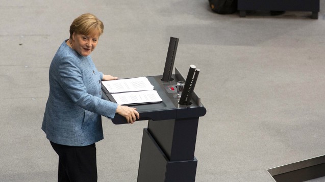 Bundeskanzlerin Angela Merkel (CDU) fordert wie Bundesgesundheitsminister Jens Spahn (CDU), dass die Patientenakte über das geplante Bürgerportal einsehbar ist. (Foto: Imago)