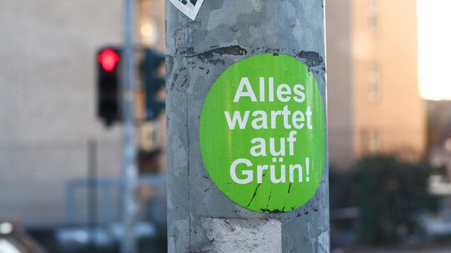 Das neue Grundsatzprogramm der Grünen soll im November vorgestellt werden. (Foto: picture alliance / Wolfram Steinberg)