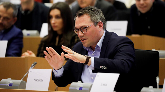 Tiemo Wölken (SPD) ist Abgeordneter des EU-Parlaments und Mitglied im Ausschuss für Umweltfragen, öffentliche Gesundheit und Lebensmittelsicherheit (ENVI). (Foto: European Union 2019 - Source : EP)