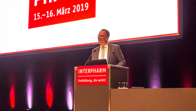 Dr. Benjamin Wessinger hat die Jubiläums-Interpharm in Stuttgart eröffnet.