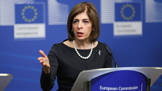 EU-Gesundheitskommissarin Stella Kyriakides: Die europäische Arzneimittelindustrie soll „innovieren und florieren“. (Foto: imago images / Xinhua)
