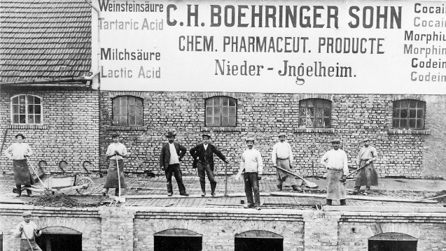 Ein Unternehmen im Wandel: Aufnahme aus dem Jahr 1907 von C. H. Boehringer Sohn, Ingelheim 