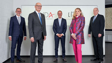 Aufsichtsrat der LINDA AG (v.l.n.r.: Dirk Vongehr, Rainer Kassubek [Vors.], Prof. Dr. Jan Roth, Gabriela Hame-Fischer, Reimund Pohl) (Quelle: LINDA AG)