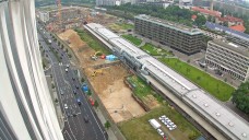 Der Webcam-Blick auf die Baustelle des neuen Apotheker-Hauses am 7. Juli 2017. (Foto: www.abda.de)