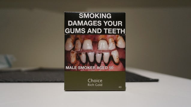 Bisher beispielsweise in Australien, bald auch in Europa: Schockbilder auf Zigarettenpackungen. (Foto: DAZ.online)
