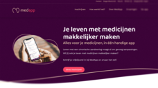 Nutzer von MedApp könnten individuelle Medikationshinweise einstellen, sich einen Überblick über ihre Medikamente verschaffen und benötigte Arzneimittel nach Hause liefern lassen. (c / Screenshot: medapp.nl / DAZ)