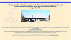 Die ACO- ApothekenCooperationsgesellschaft wurde 1999 gegründet. (Foto: Screenshot DAZ)
