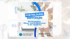 Zwischen September und November bieten die Pharmacists for Future und die Apothekerkammer Berlin drei Veranstaltungen an. (Quelle: Apothekerkammer Berlin | DAZ)