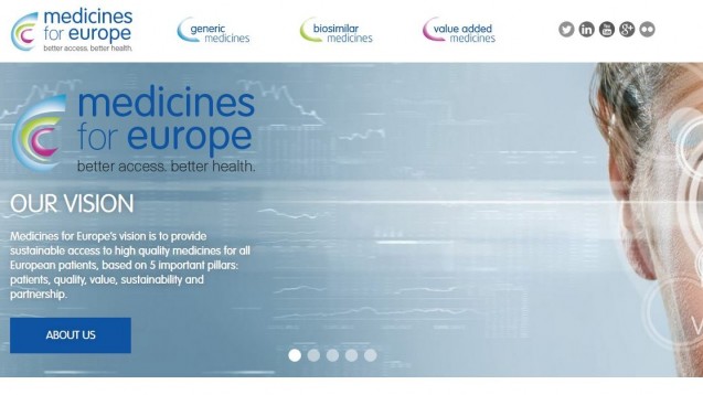 "Medicines for Europe" will mit dem Solgan "better access, better health" die Stimme der Generikaindustrie in Europa sein. (Foto: Screenshot / DAZ)