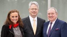 Der neue Vorstand des Hilfswerks: Tatjana Zambo, Christoph Gulde, Fritz
Becker. (Foto:LAV)