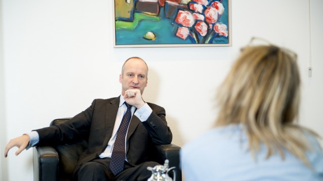 ABDA-Präsident Friedemann Schmidt im Interview. (Foto: Philipp Külker)