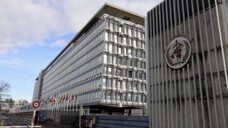 Das Hauptgebäude der Weltgesundheitsorganisation (WHO) in Genf. (Foto: IMAGO / Kyodo News)