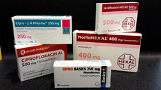 Nicht in allen Anwendungsbereichen weisen Fluorchinolone ein negatives Nutzen-Risiko-Profil auf. (m / Foto: Schwanen Apotheke, Stuttgart)