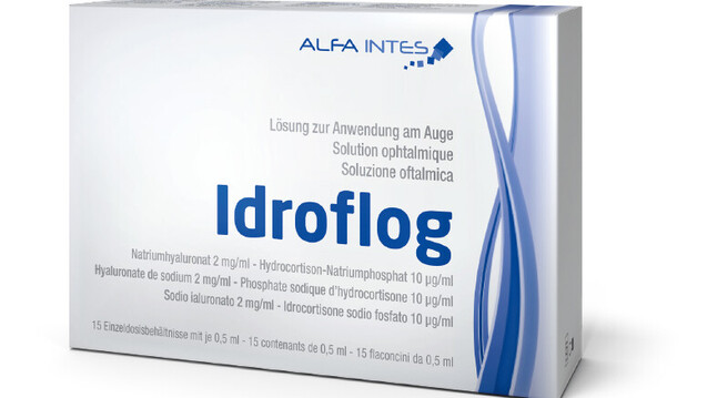 Idroflog ist seit einigen Monaten verfügbar und soll bei trockenen Augen helfen. (s / Foto: alfa intes)