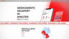Über eine App können First A-Kunden Arzneimittel und Schönheitsprodukte bestellen. (Screenshot: first-a.de/ DAZ)