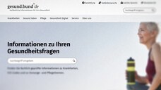 Verstößt die Kooperation zwischen dem BMG und Google gegen den Medienstaatsvertrag? (Screenshot gesund.bund.de)