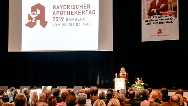 Die CSU-Gesundheitsministerin Melanie Huml machte bei der Eröffnung des Bayerischen Apothekertages deutlich, dass sie das Rx-Versandverbot weiterhin favorisiert. (Foto: BLAK/BAV)