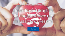 Hessens Hausärzte haben sich auf die Dienstleistungen eingeschossen. (c / Foto: Screenshot www.hausaerzte-hessen.de)