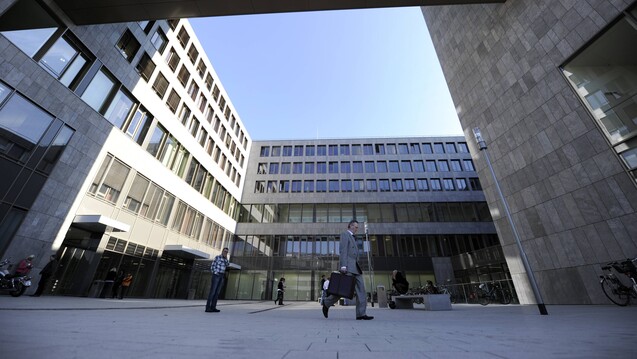 Hier am Düsseldorfer Landgericht ging es heute Nachmittag um die 15 Millionen-Euro-Klage von DocMorris. (Foto: imago)