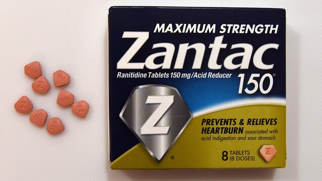 Nicht nur das Original Zantac, auch alle Ranitidin-Generika werden in den USA vom Markt genommen. (t/Foto: imago images / ZUMA Press)