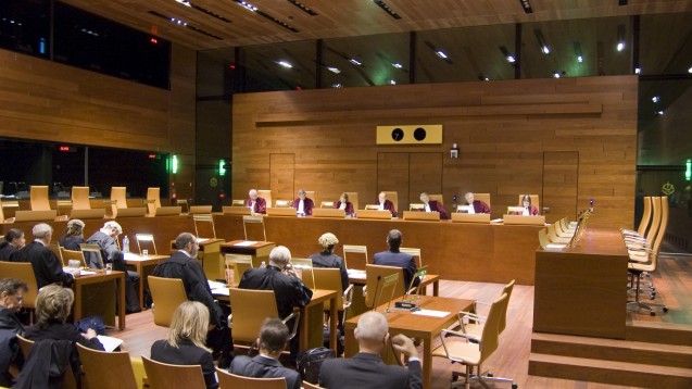 Eine solche Kleine Kammer am Europäischen Gerichtshof traf am 19. Oktober 2016 eine folgenreiche Entscheidung zum Arzneimittelpreisrecht. (Foto: EuGH / curia.eu)