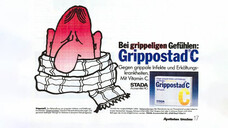 Grippostad ist ein Klassiker in der Apotheke, mit dem viele besondere Erinnerungen verbinden. Hier eine Werbung aus den späten 1980er-Jahren. (Quelle: Apotheken Umschau)