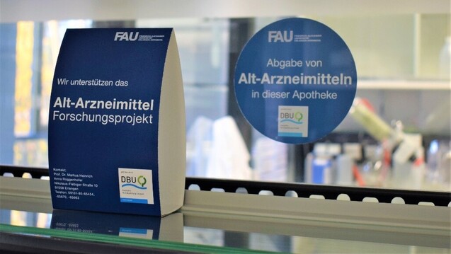 Bei einem Forschungsprojekt der Uni Erlangen geht es um das Recycling von Arzneimitteln. Auch Apotheken nehmen daran teil. (c / Foto Anna Roggenhofer)