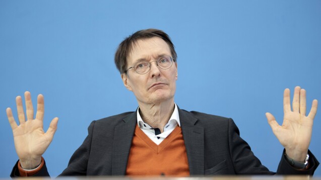 Bundesgesundheitsminister Karl Lauterbach bekommt Gegenwind bei seinen Plänen. (Foto: imago images / IPON)