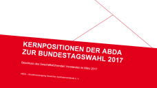 Auf fünf Seiten stellt die ABDA ihre Forderungen für die Bundestagswahl vor. (Screenshot: DAZ.online)