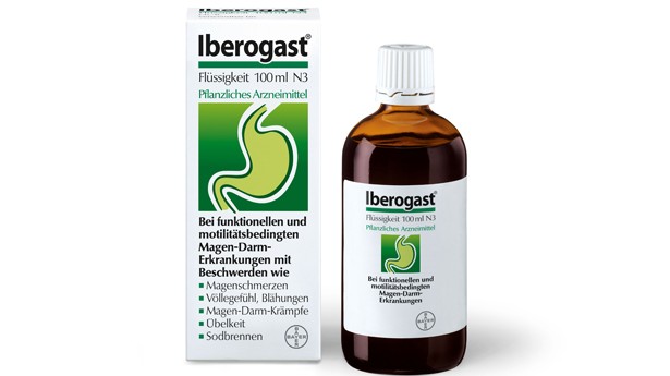 Schon mit Bayer-Kennzeichnung: Iberogast. Bald sollen alle Steigerwald-Produkte ins Bayer-Portfolio eingegliedert sein. (Bild: Steigerwald)