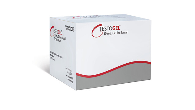 Testogel 50 mg in der 3er-Packung wird wieder ausgeliefert. (j/  Foto: Dr. Kade/Besins) 