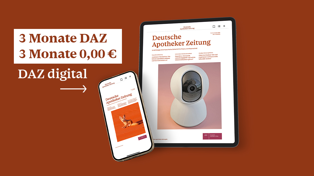 Screenshot der ePaper-Website der Deutschen Apotheker Zeitung